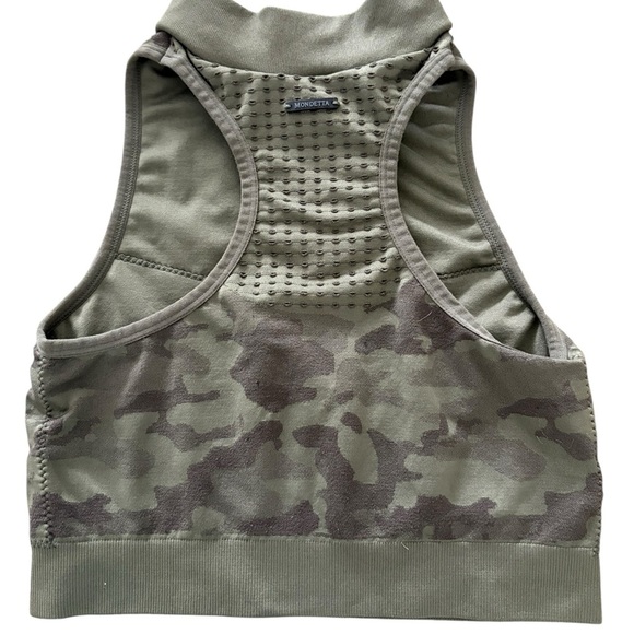 Mondetta Olive Textured Sleeveless Top - Picture 3 of 5